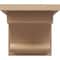 Ekena Millwork 6"W x 6"D x 6"H Wide Alma Rough Cedar Woodgrain TimberThane Corbel, Primed Tan CORUR06X06X06ALMRCPR - alternate 6